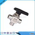 3 piece high temperature ball valve